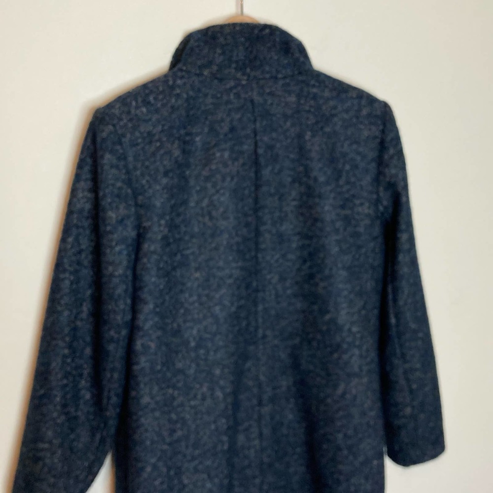 Theory Blue Wool Blend Coat - Picture 10 of 16